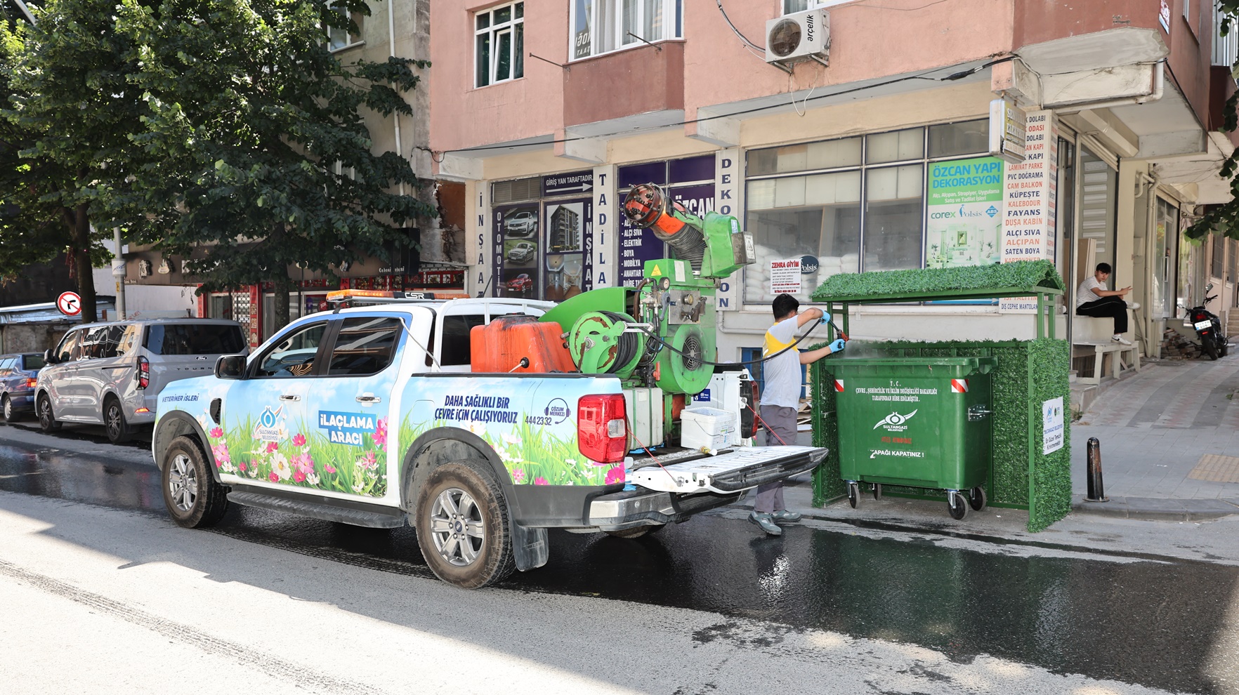 Sultangazi’de Yaz Boyu İlaçlama Seferberliği