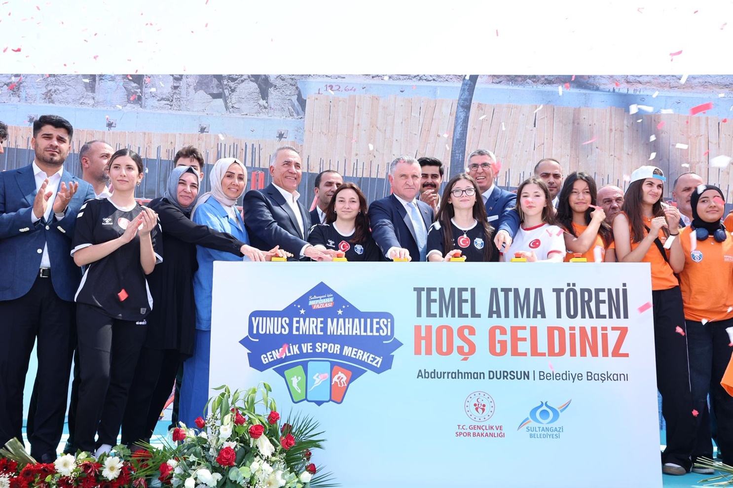 Sultangazi’ye Dev Bir Eser Daha! Bakan Osman Aşkın Bak Temel Atma Törenine Katıldı