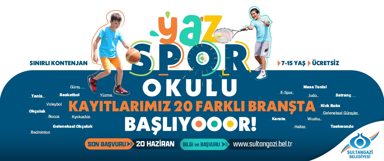 SULTANGAZİ BELEDİYESİ YAZ SPOR OKULLARI BAŞVURU LİSTESİ